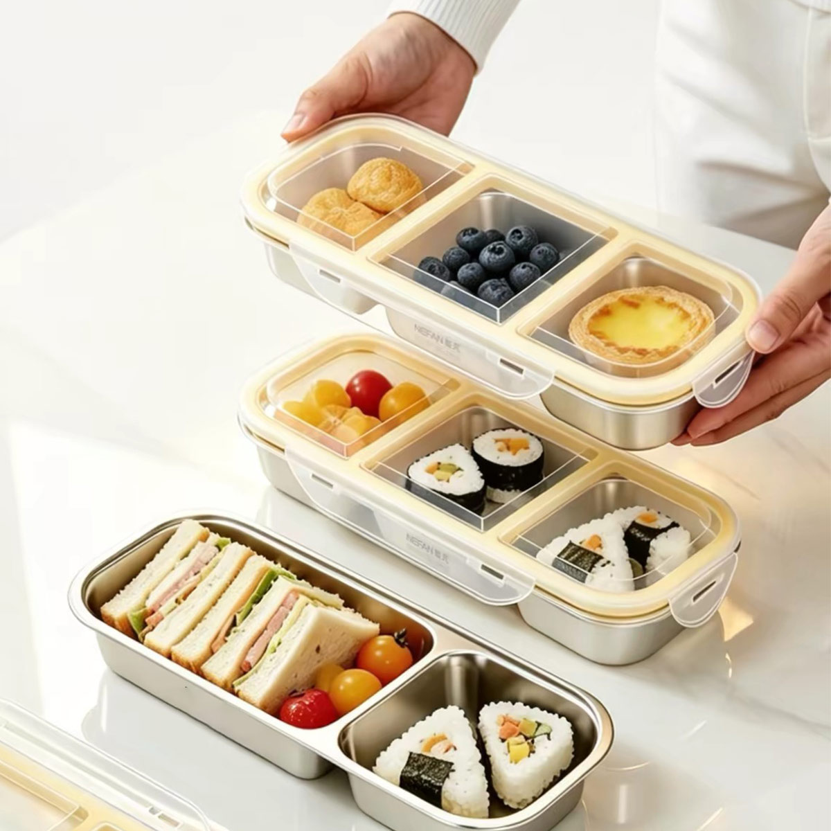 Food Storage Oven Safe - Wadah penyimpanan makanan dari baja tahan