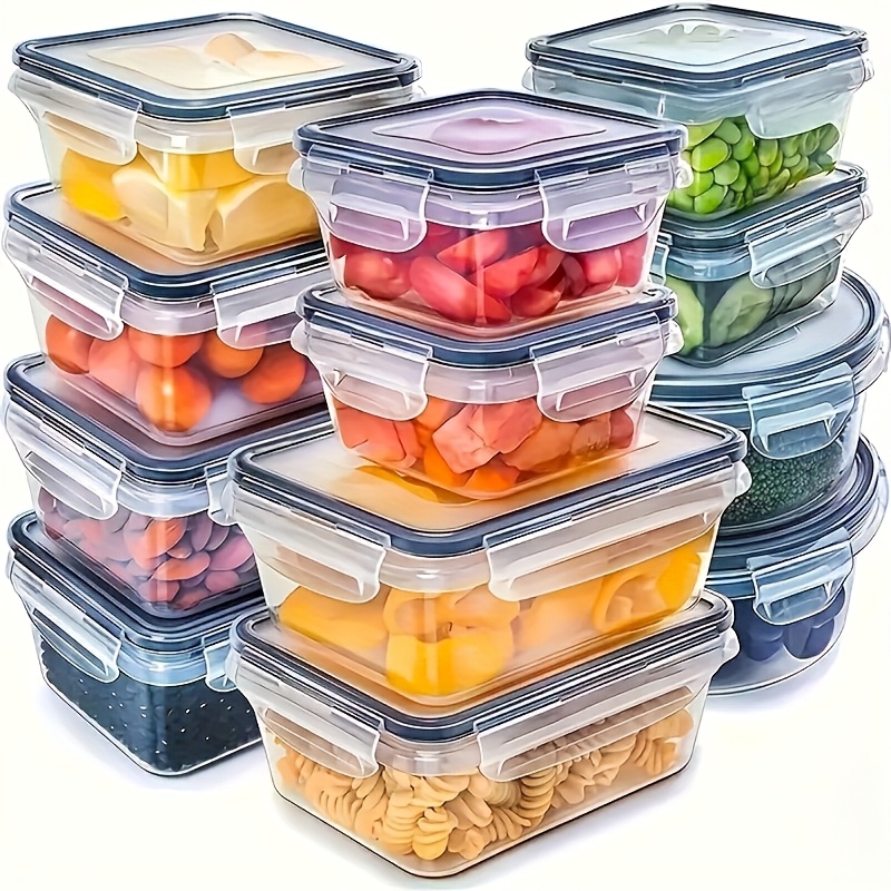 Food Storage With Dividers - Set 8 Buah Termasuk 4 Wadah