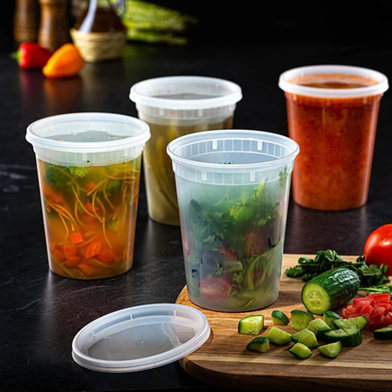 Food Storage Meals - Wadah penyimpanan makanan dengan tutup, wadah