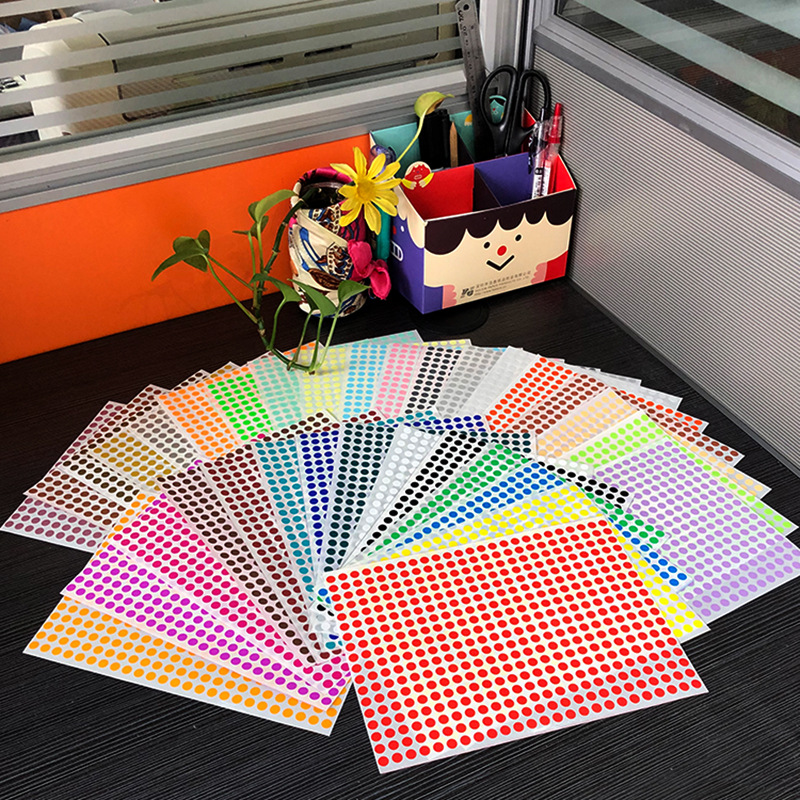 Stiker Titik Label 16 Warna St - Food Storage Labels ulasan dan harga