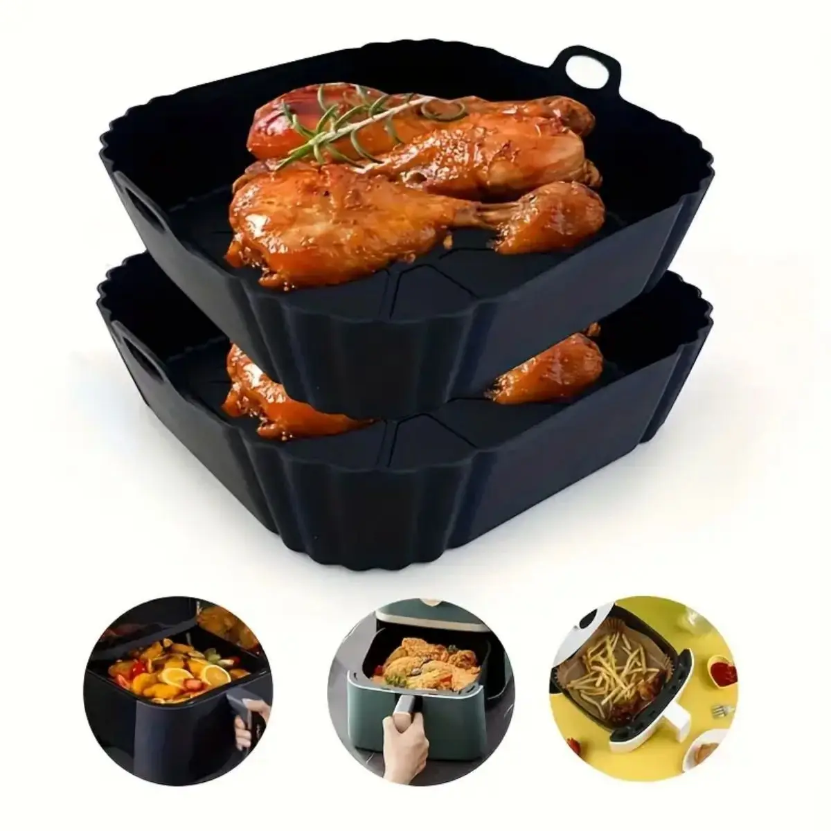 Panci Silikon Penggorengan Uda - Food Storage With Dividers ulasan dan harga