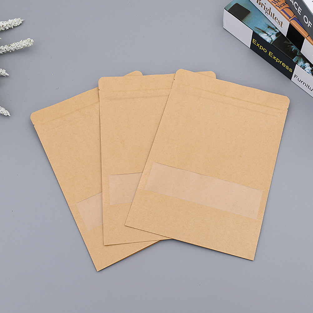 50 buah kantong kertas kraft r - Food Storage Bag ulasan dan harga