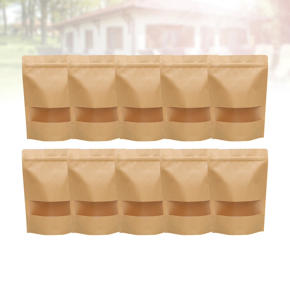 50 buah kantong kertas kraft r - Food Storage Bag ulasan dan harga