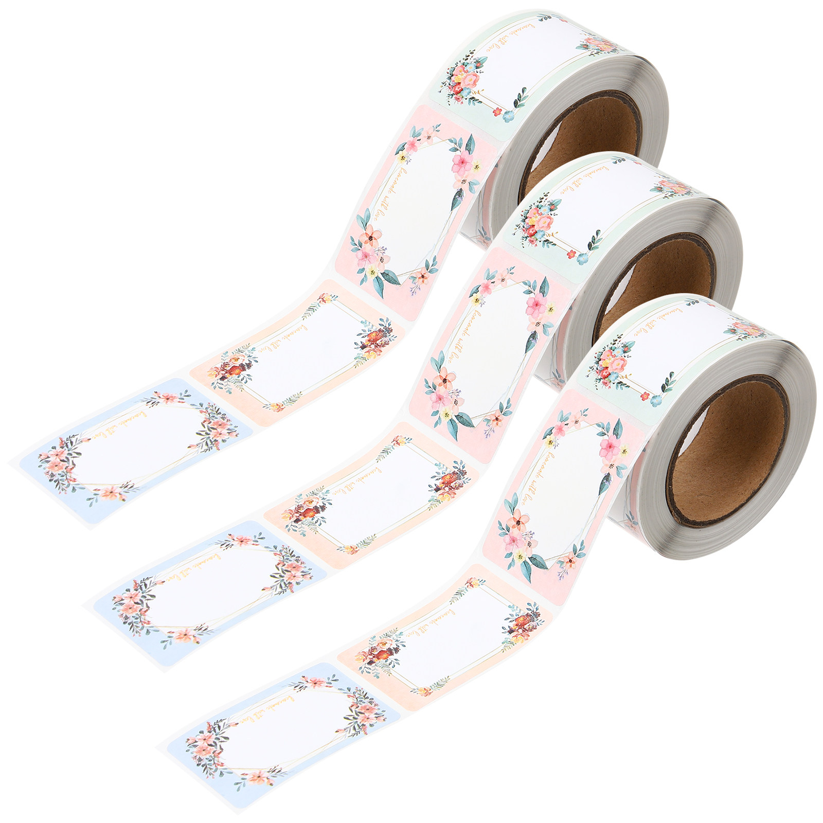3 Gulung Stiker Label Nama Pol - Food Storage Labels ulasan dan harga