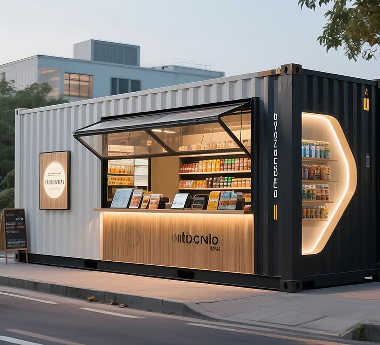 Kedai Kopi Kontainer Prefabrik - Food Storage Meals ulasan dan harga