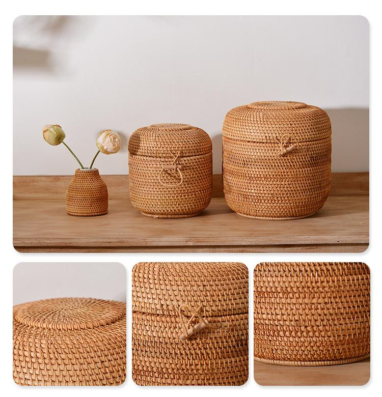 Kotak penyimpan teh rotan buat - Food Storage With Dividers ulasan dan harga