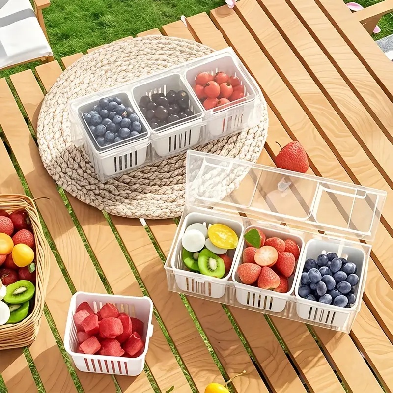 1 Buah Wadah Penyimpanan Makan - Food Storage With Dividers ulasan dan harga