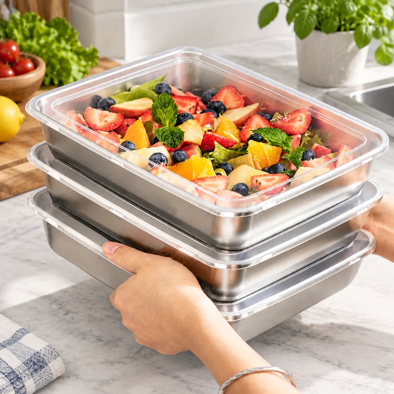 Set 3 Wadah Penyimpanan Makana - Food Storage Meals ulasan dan harga