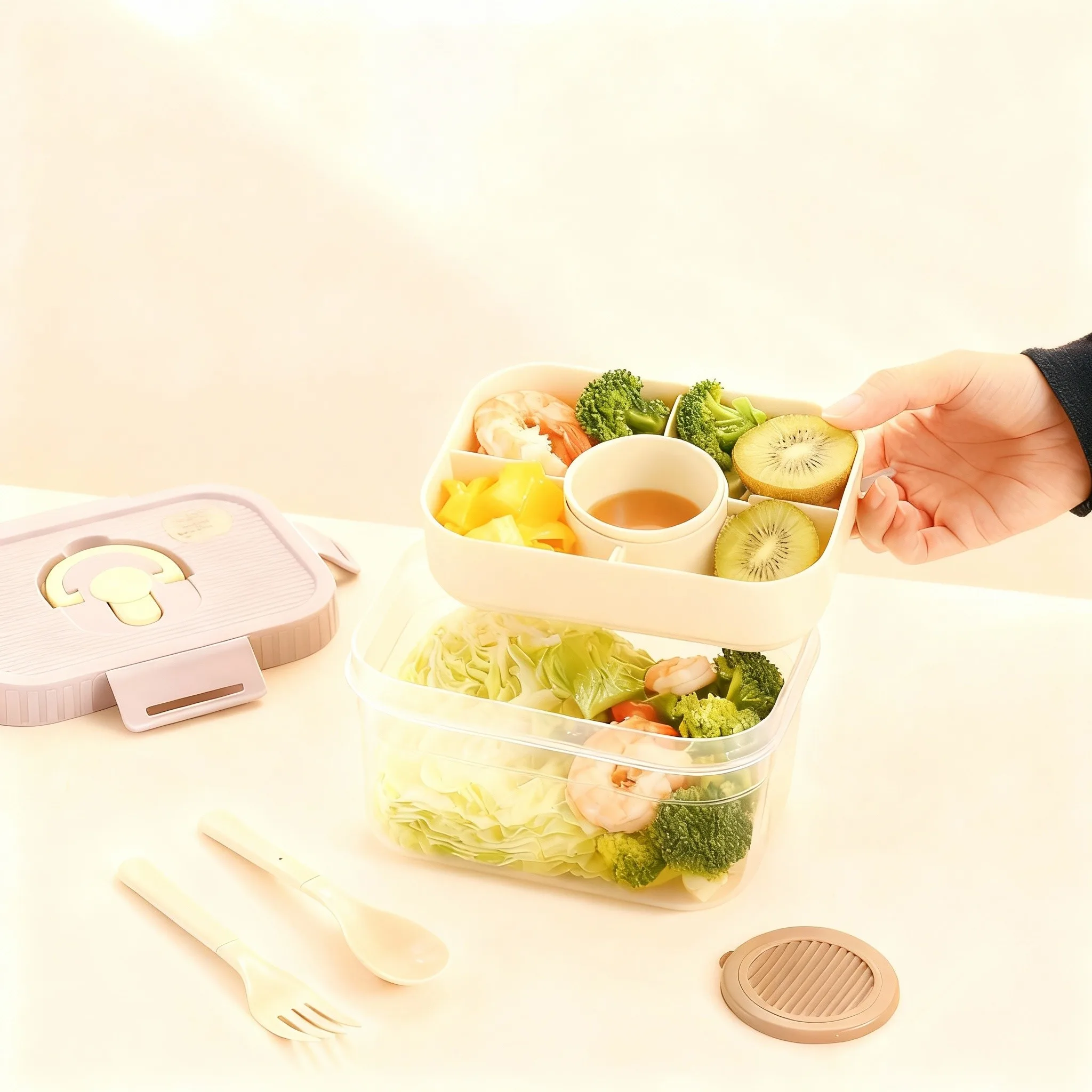 Kotak Makan Siang Plastik Port - Food Storage Oven Safe ulasan dan harga
