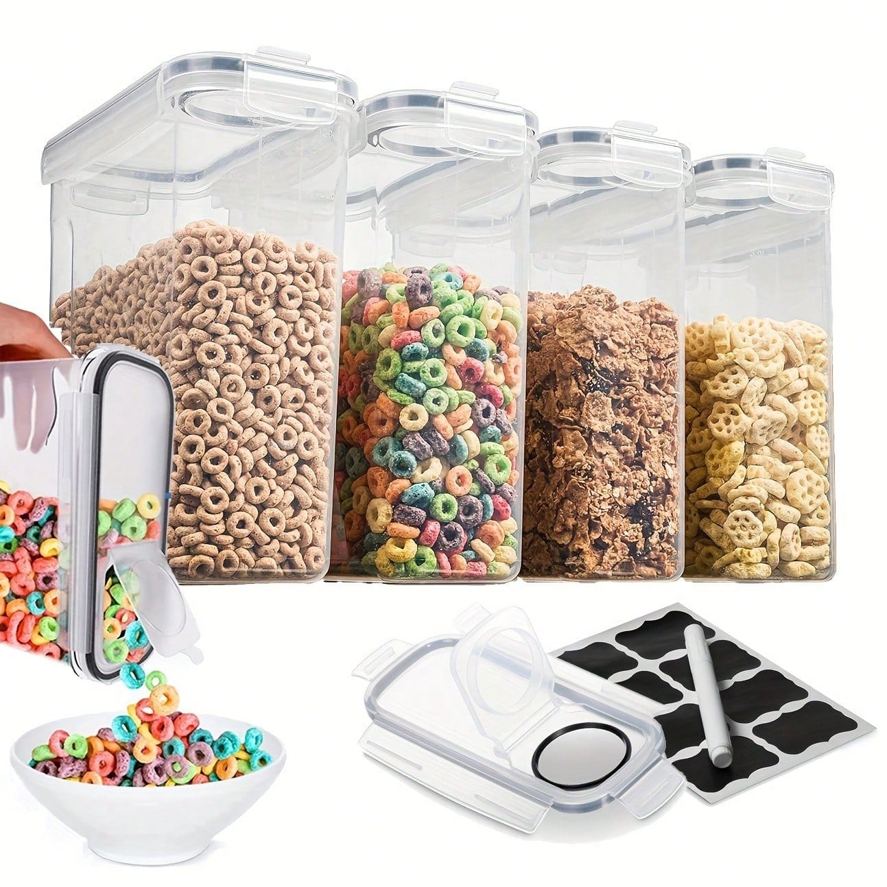Wadah Penyimpanan Makanan Keda - Food Storage Labels ulasan dan harga