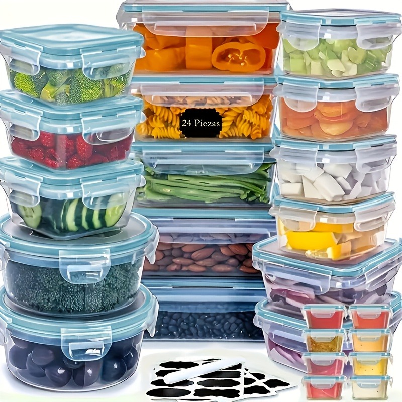 48PCS Set Wadah Penyimpanan Ma - Food Storage Meals ulasan dan harga