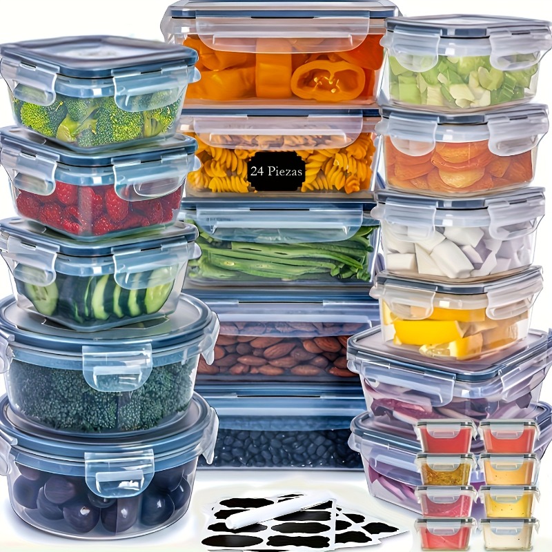48PCS Set Wadah Penyimpanan Ma - Food Storage Meals ulasan dan harga