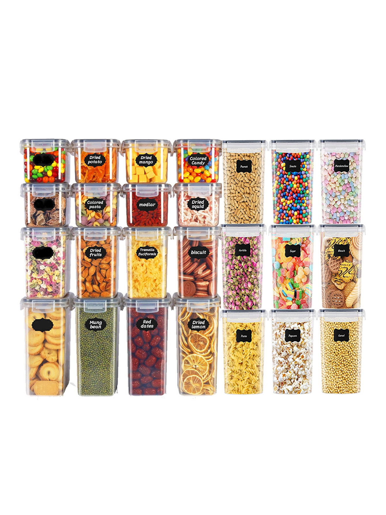 48pcs, Wadah Penyimpanan Makan - Food Storage Labels ulasan dan harga