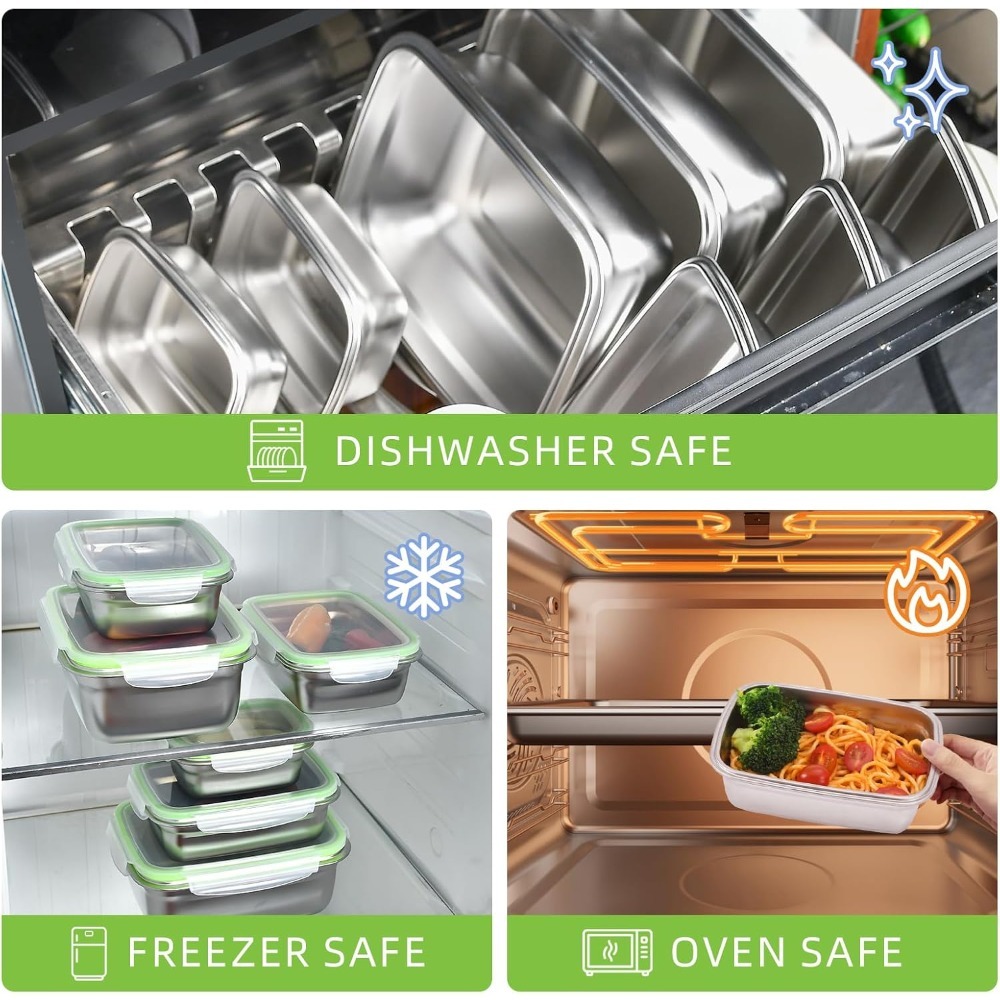 Set Wadah Penyimpanan Makanan  - Food Storage Oven Safe ulasan dan harga